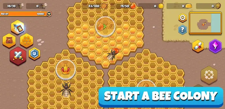 Скачать Pocket Bees: Colony Simulator Взломанная [MOD Всё открыто] APK на Андроид
