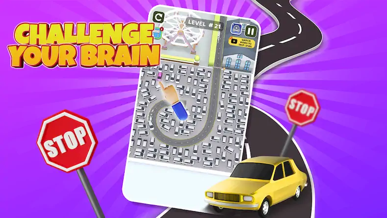 Скачать Parking Jam: Car Parking Games Взломанная [MOD Бесконечные деньги] APK на Андроид