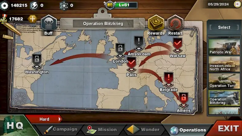 Скачать World Conqueror 3-WW2 Strategy Взломанная [MOD Unlocked] APK на Андроид