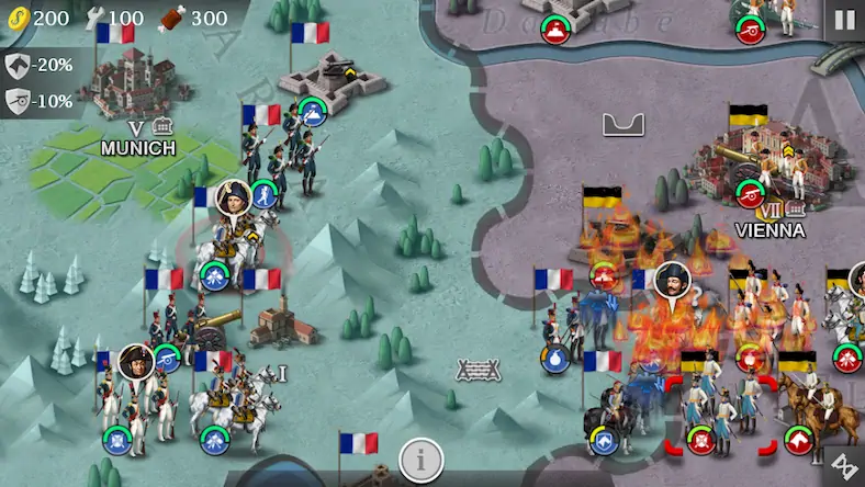 Скачать European War 4 : Napoleon Взломанная [MOD Много монет] APK на Андроид