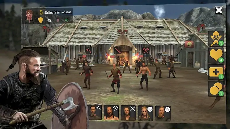 Скачать Vikings at War Взломанная [MOD Unlocked] APK на Андроид