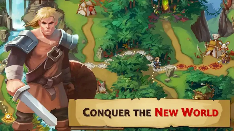 Скачать Braveland Heroes Взломанная [MOD Всё открыто] APK на Андроид