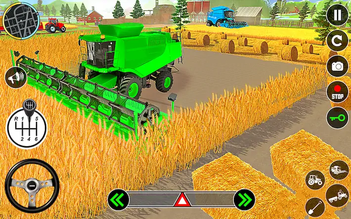 Скачать Tractor Farming: Tractor Games Взломанная [MOD Всё открыто] APK на Андроид