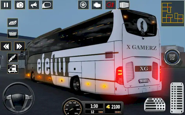 Скачать настоящий автобус симулятор иг Взломанная [MOD Много денег] APK на Андроид