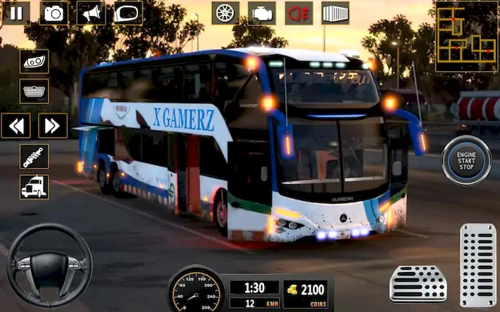 Скачать настоящий автобус симулятор иг Взломанная [MOD Много денег] APK на Андроид