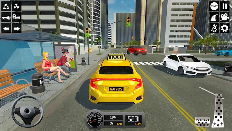 Скачать Таксист 3d: Симулятор такси Взломанная [MOD Бесконечные деньги] APK на Андроид