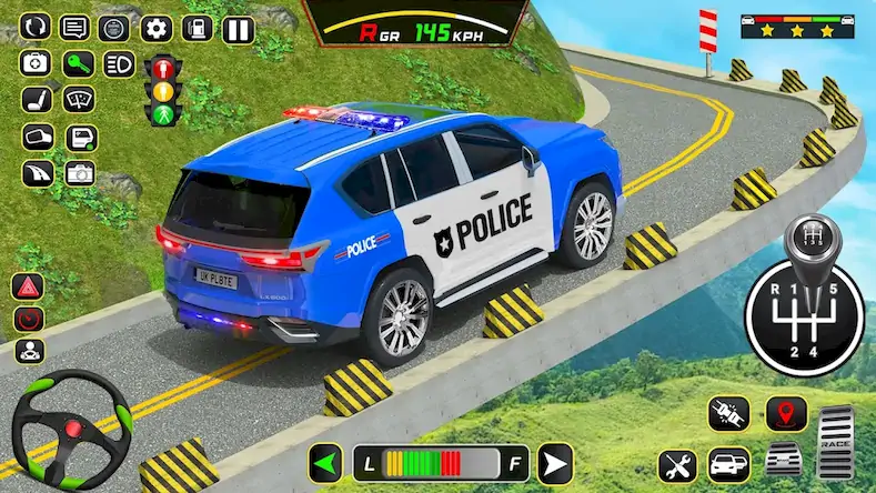 Скачать Police Car Driving School Game Взломанная [MOD Бесконечные монеты] APK на Андроид
