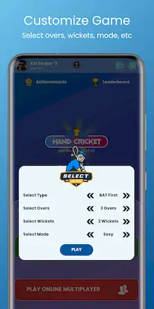 Скачать Hand Cricket - Multiplayer Взломанная [MOD Много монет] APK на Андроид