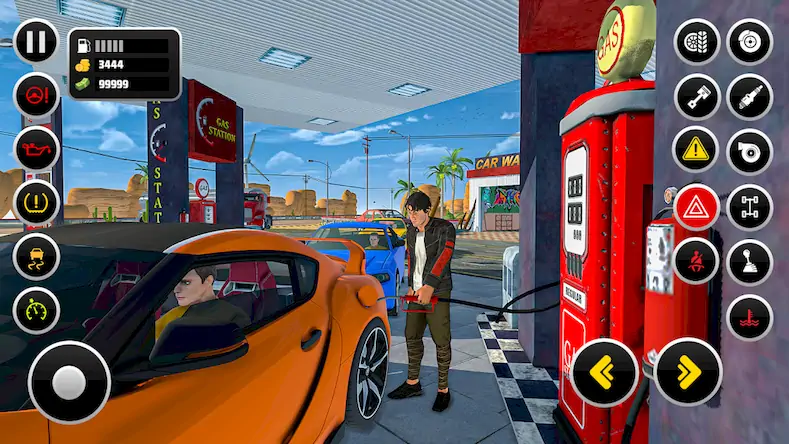 Скачать бензин Gas Station Simulator Взломанная [MOD Unlocked] APK на Андроид