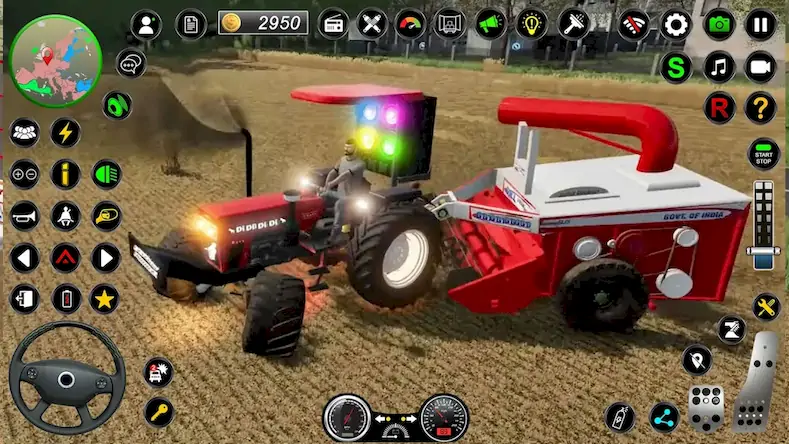 Скачать Индийская тракторная игра 3D Взломанная [MOD Бесконечные деньги] APK на Андроид