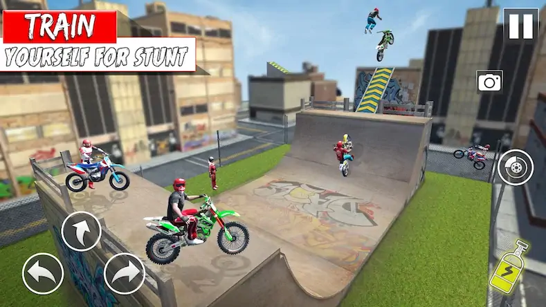 Скачать Bike Stunt Games Stunt Bike 3D Взломанная [MOD Бесконечные монеты] APK на Андроид