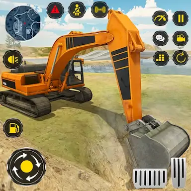 Скачать Heavy Excavator Simulator PRO Взломанная [MOD Unlocked] APK на Андроид