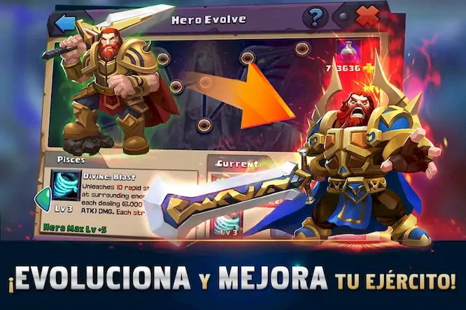 Скачать Clash of Lords 2: Español Взломанная [MOD Бесконечные монеты] APK на Андроид