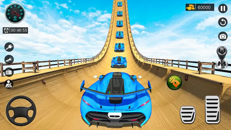 Скачать Ramp Car Game - Car Stunt Взломанная [MOD Бесконечные монеты] APK на Андроид