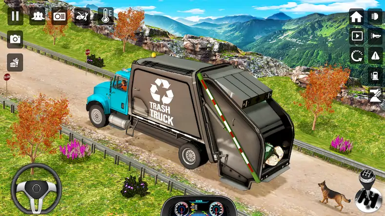 Скачать мусора грузовик Водитель симул Взломанная [MOD Много денег] APK на Андроид