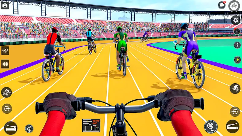 Скачать BMX Cycle Race 3d Cycle Games Взломанная [MOD Всё открыто] APK на Андроид