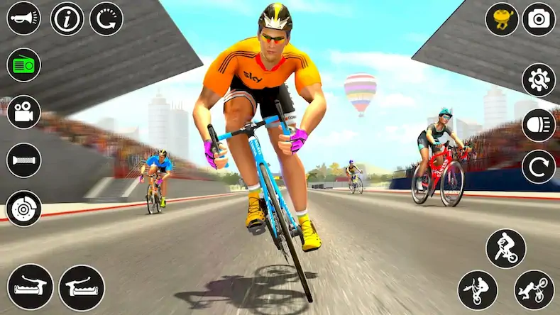 Скачать BMX Cycle Race 3d Cycle Games Взломанная [MOD Всё открыто] APK на Андроид