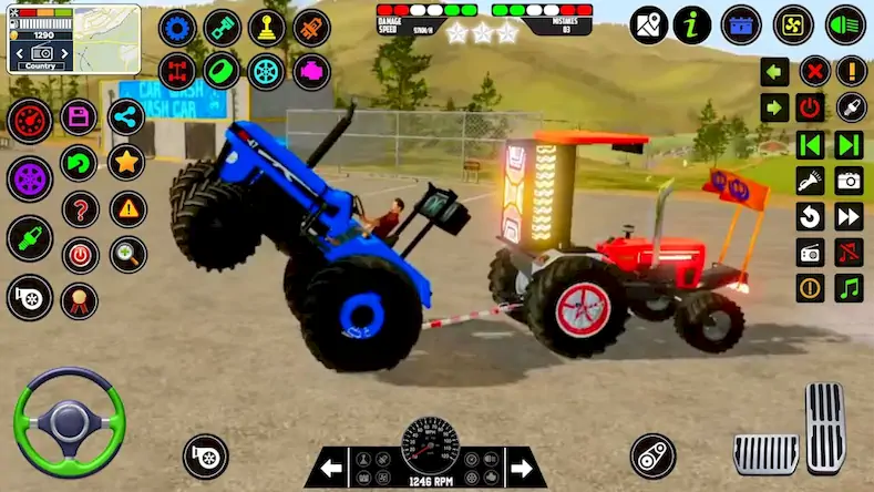 Скачать Тракторные фермерские игры 3D Взломанная [MOD Много монет] APK на Андроид