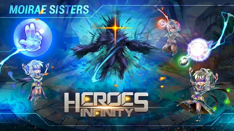 Скачать Heroes Infinity: Super Heroes Взломанная [MOD Бесконечные монеты] APK на Андроид