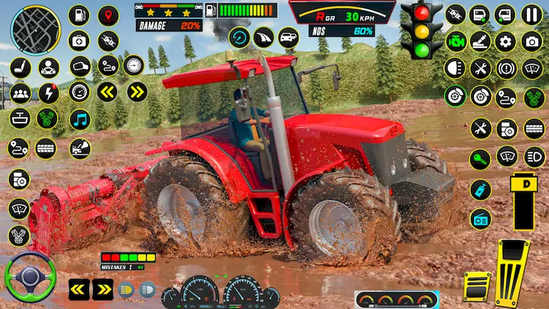 Скачать Реальный трактор ферма игра 3d Взломанная [MOD Много денег] APK на Андроид