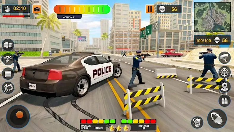 Скачать полиция Опс съемка игр оружием Взломанная [MOD Бесконечные деньги] APK на Андроид