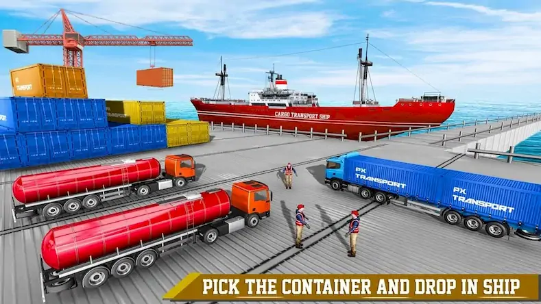 Скачать Cargo Transport Truck Driving Взломанная [MOD Много монет] APK на Андроид