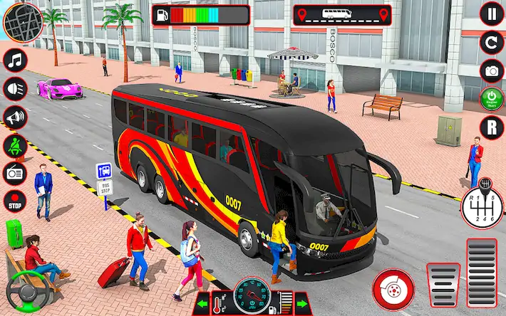 Скачать City Bus Simulator 3D Bus Game Взломанная [MOD Много денег] APK на Андроид