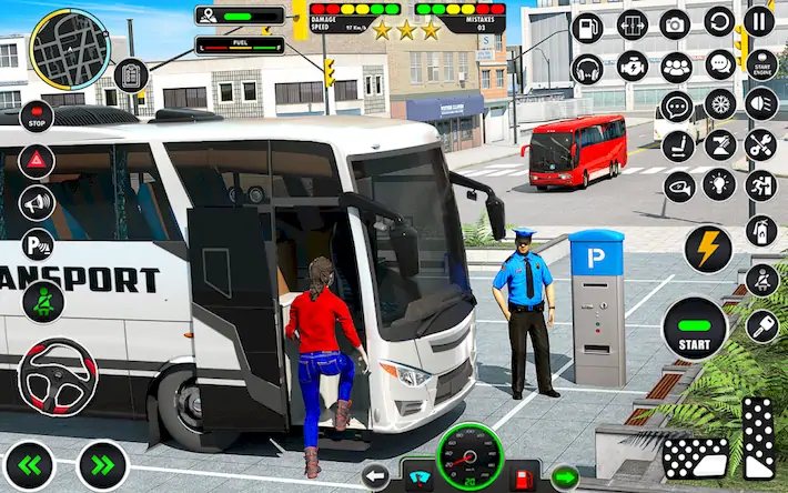 Скачать City Bus Simulator 3D Bus Game Взломанная [MOD Много денег] APK на Андроид