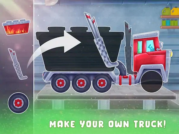 Скачать Дети Масло Танкер: Truck Игры Взломанная [MOD Бесконечные деньги] APK на Андроид