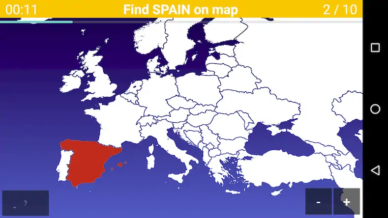 Скачать Викторина Карта Европы - Стран Взломанная [MOD Много денег] APK на Андроид
