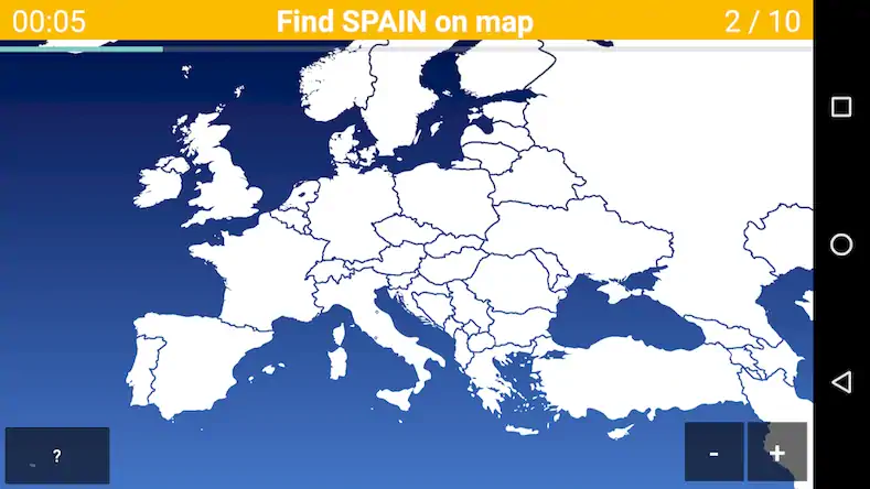 Скачать Викторина Карта Европы - Стран Взломанная [MOD Много денег] APK на Андроид
