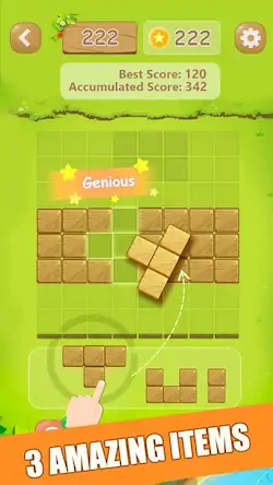 Скачать Puzzle Green Blocks Взломанная [MOD Unlocked] APK на Андроид