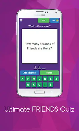 Скачать Ultimate FRIENDS Quiz Взломанная [MOD Бесконечные монеты] APK на Андроид