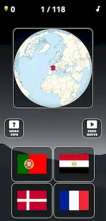 Скачать Викторина по карте мира Взломанная [MOD Бесконечные монеты] APK на Андроид