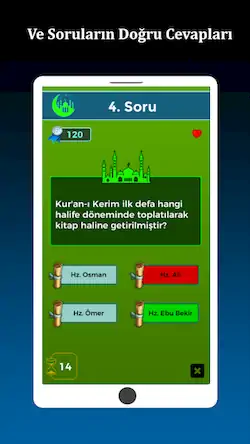 Скачать İslami Bilgi Yarışması Взломанная [MOD Бесконечные монеты] APK на Андроид