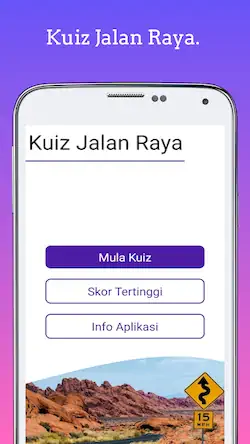 Скачать Kuiz Jalan Raya Взломанная [MOD Всё открыто] APK на Андроид