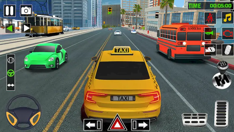 Скачать City Taxi Games-Taxi Car Games Взломанная [MOD Всё открыто] APK на Андроид