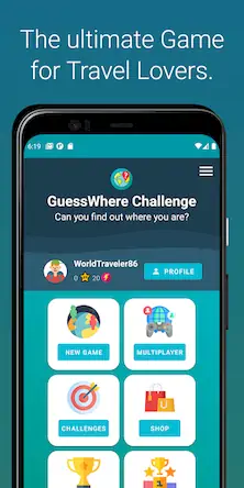 Скачать GuessWhere - Guess the place Взломанная [MOD Бесконечные деньги] APK на Андроид