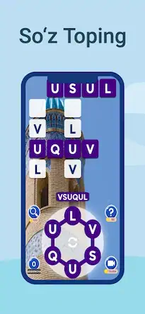 Скачать So'z o'yini - So'zni Toping Взломанная [MOD Бесконечные монеты] APK на Андроид