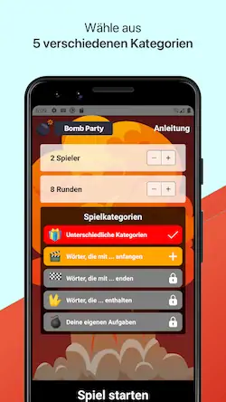 Скачать Bomb Party: Das Bombenspiel! Взломанная [MOD Много денег] APK на Андроид