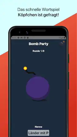 Скачать Bomb Party: Das Bombenspiel! Взломанная [MOD Много денег] APK на Андроид