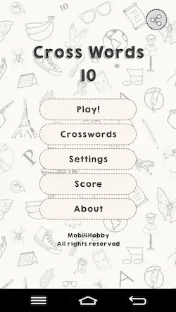 Скачать CrossWords 10 Взломанная [MOD Бесконечные деньги] APK на Андроид