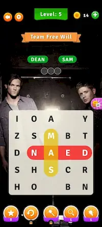 Скачать Supernatural Word Search Взломанная [MOD Много монет] APK на Андроид