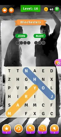 Скачать Supernatural Word Search Взломанная [MOD Много монет] APK на Андроид