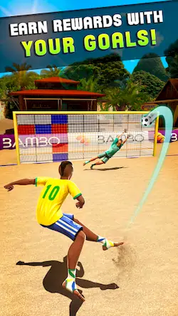 Скачать Shoot Цель Пляжный футбол Взломанная [MOD Много монет] APK на Андроид