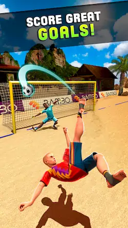 Скачать Shoot Цель Пляжный футбол Взломанная [MOD Много монет] APK на Андроид