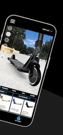 Скачать Scooter 3D custom builder Взломанная [MOD Всё открыто] APK на Андроид
