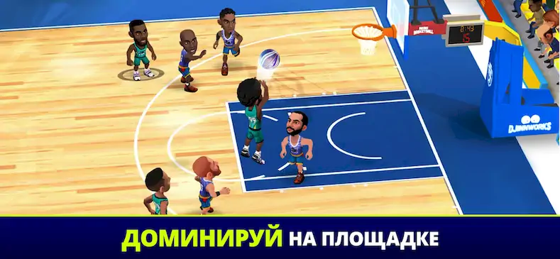 Скачать Mini Basketball Взломанная [MOD Unlocked] APK на Андроид