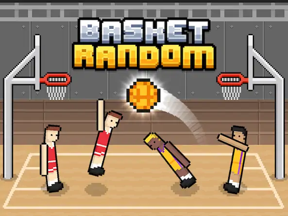 Скачать Basket Random - 2 игрока Взломанная [MOD Много денег] APK на Андроид