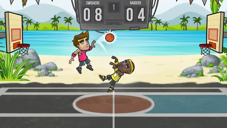 Скачать Баскетбол: Basketball Battle Взломанная [MOD Много монет] APK на Андроид